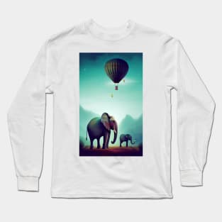 Elephants Long Sleeve T-Shirt